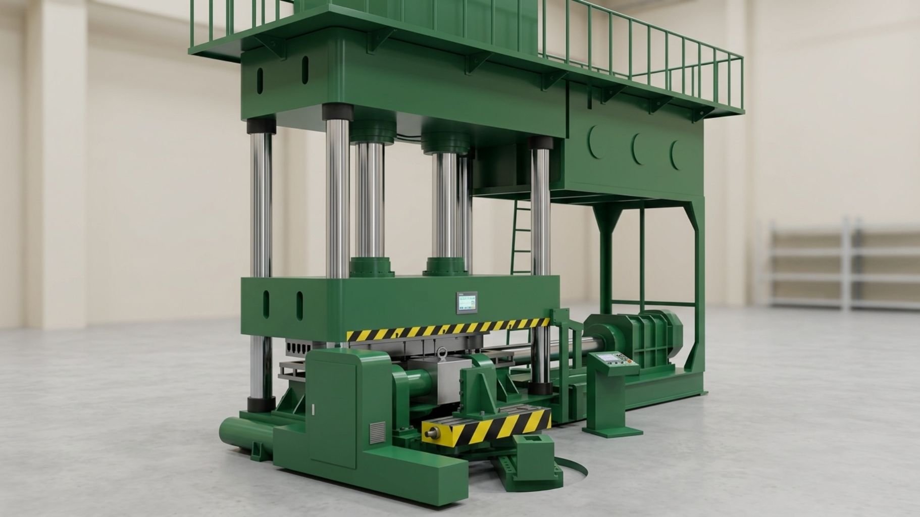 HLE series hydraulic elbow cold forming machine 4-post design