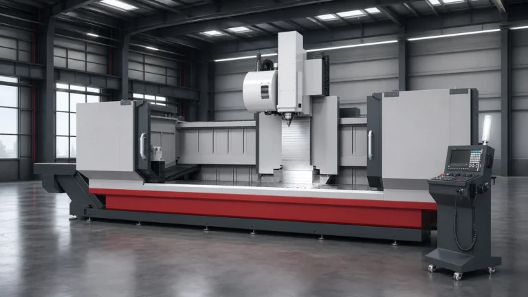 Tiezheng gantry machining center family cover in a coordinated workshop setting