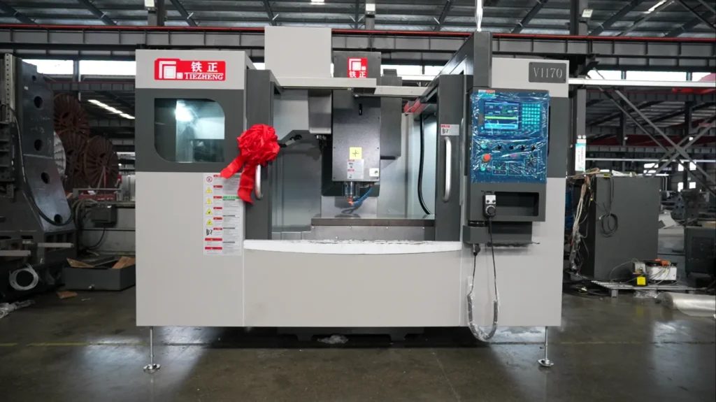 Tiezheng V1160 vertical machining center product overview image for CNC machine specification review.