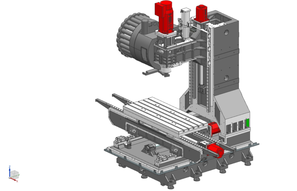Tiezheng V840 vertical machining center product overview image for CNC machine specification review.