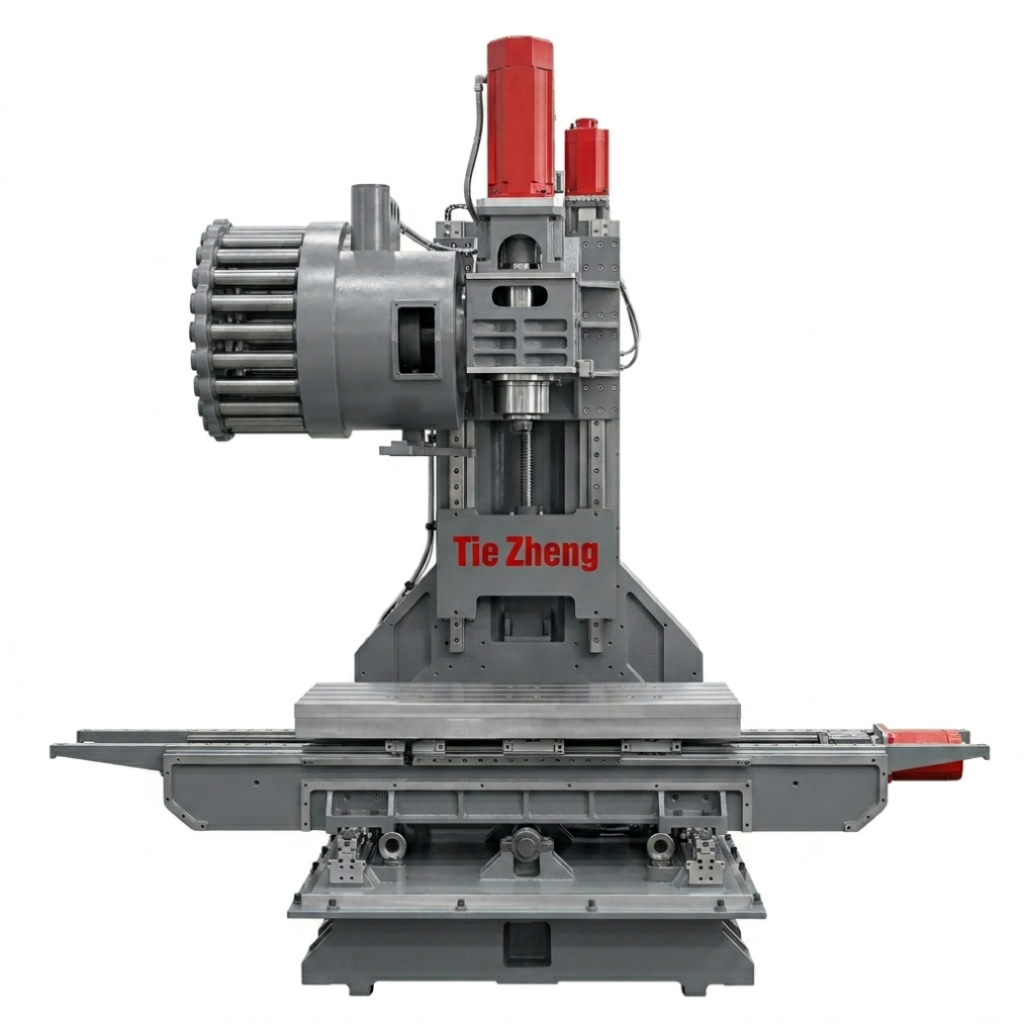 Tiezheng V966 vertical machining center product overview image for CNC machine specification review.