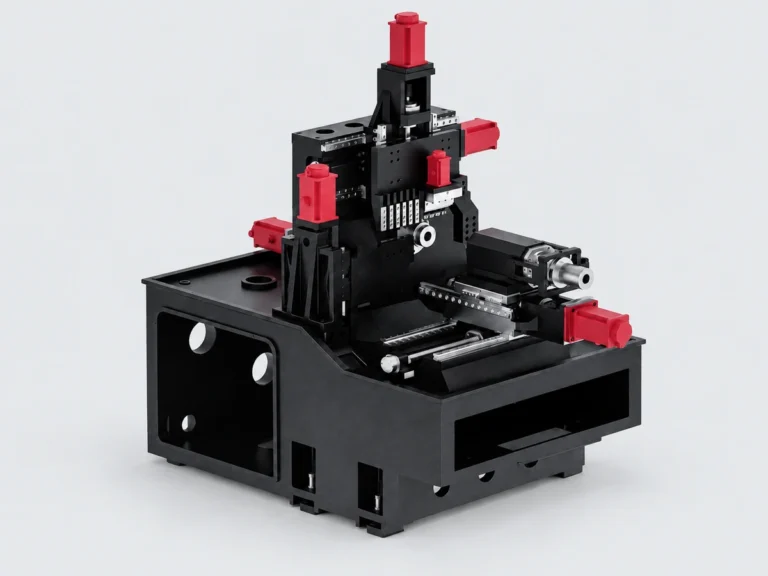 Source-derived TZ-series Swiss-type lathe structure presentation for Tiezheng TZ251 on a neutral light-gray background.